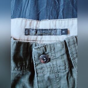 BC Clothing Men's Olive Shorts